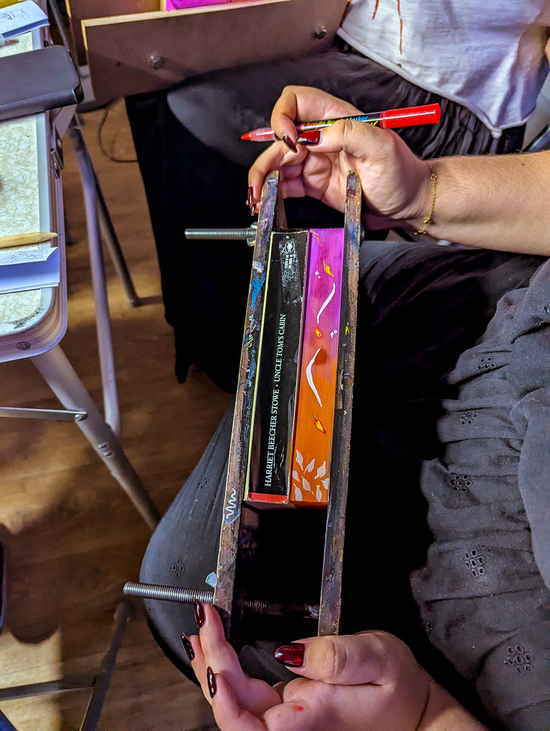 Paint Your Own Book Edge Workshop