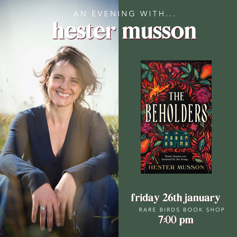 An evening with Hester Musson
