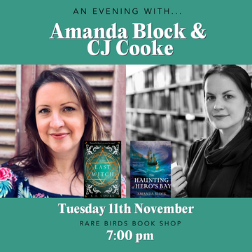 An evening with Amanda Block & CJ Cooke