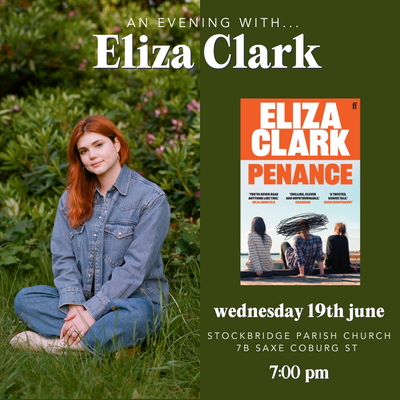 Image of author Eliza Clark sitting on grass 