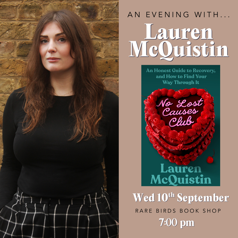 An evening with Lauren McQuistin