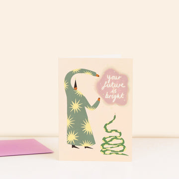 Your Future Is Bright Greeting Card